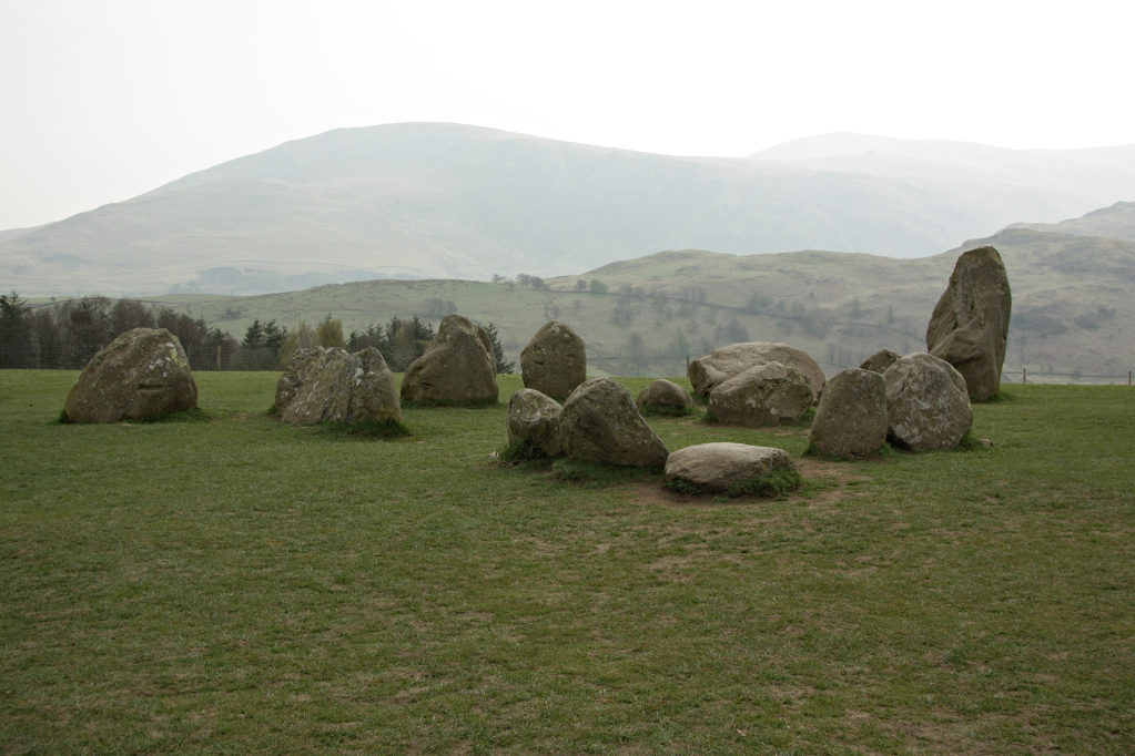 The rectangular enclusure within the circle, 2009 Castlerigg Stone Circle, Cumbria