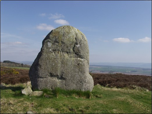 outlier, 2005 Fowlis Wester Stone Circle, Perthshire